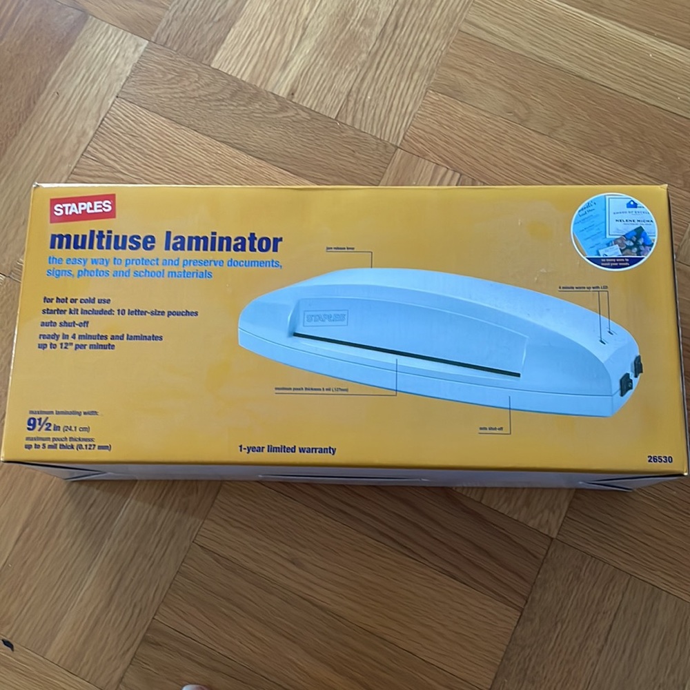 Staples Multi Use Laminator